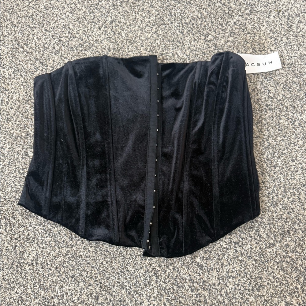 Pacsun Corset Black Top